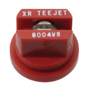 TeeJet Duză ventilator plat XR8004VS XR 80° roșie din oțel inoxidabil 04
