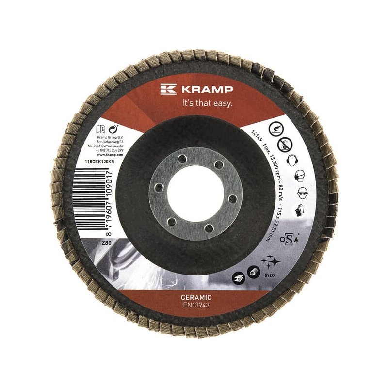Kramp Disc lamelar ceramică 115CEK120KR K120 115mm