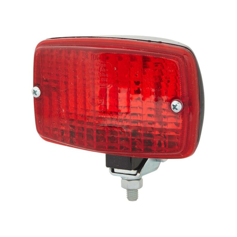 Lampă ceață 2NE002985001 dreptunghiulară 12V roșie montare cu șurub 124x69x74mm Hella