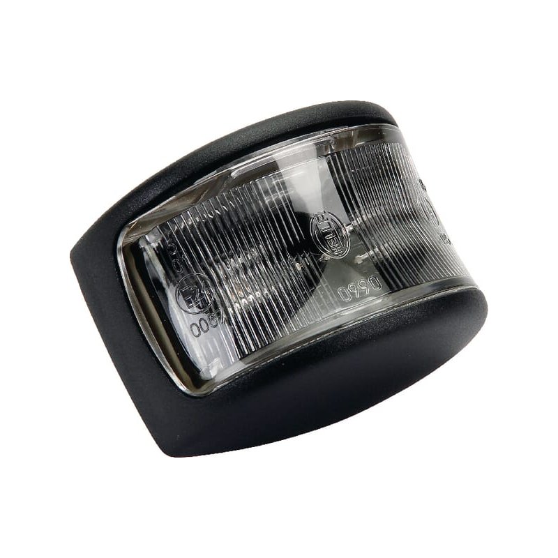 Lampă de poziție rotundă 2PF980990221 12-24V albă cu montare prin șuruburi Hella