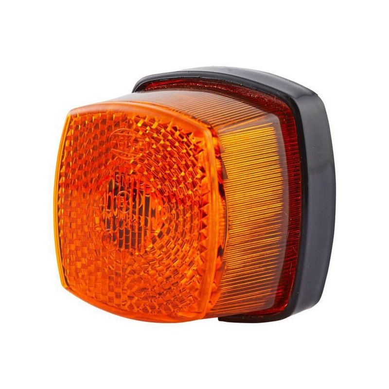 Lumină de poziție 2PS003057051 Pătrată Portocalie 12-24V 5W Hella