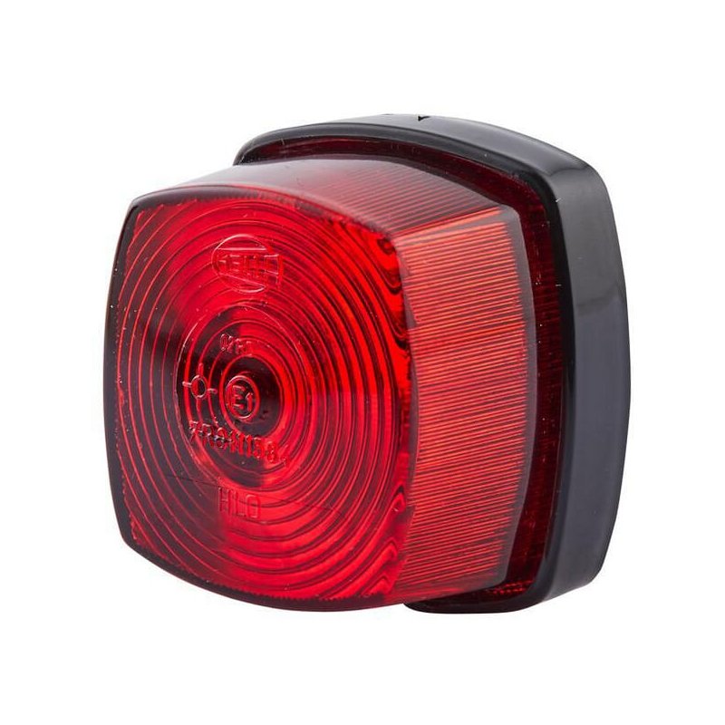 Lumină spate 2SA003057021 Pătrată Halogen Roșu 12-24V 62x40x62mm Hella