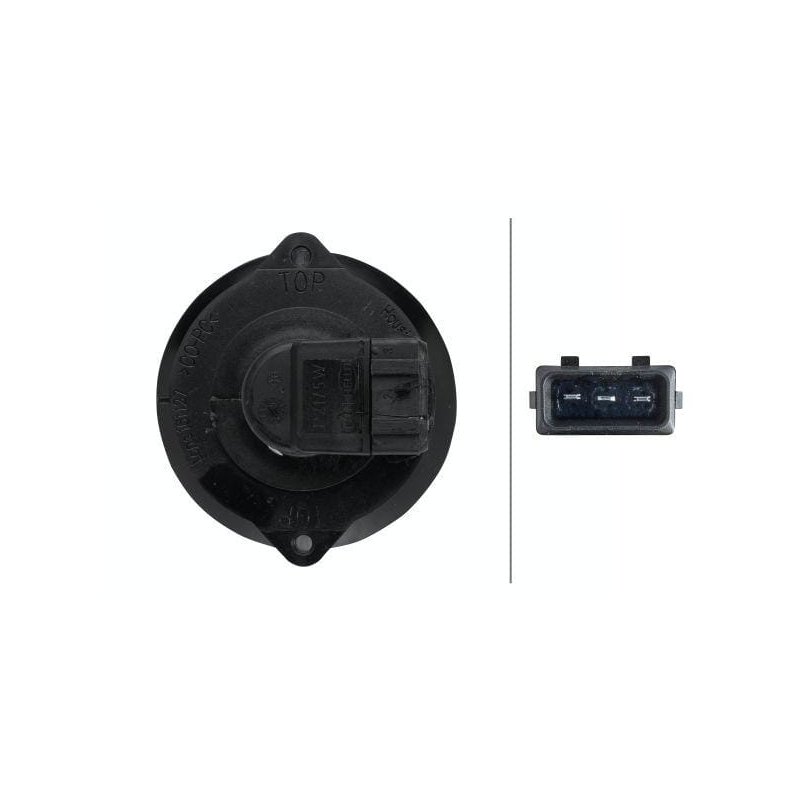 Lumină de frână Rotundă 12V Roșie Ø 66mm Hella 2SB009001387