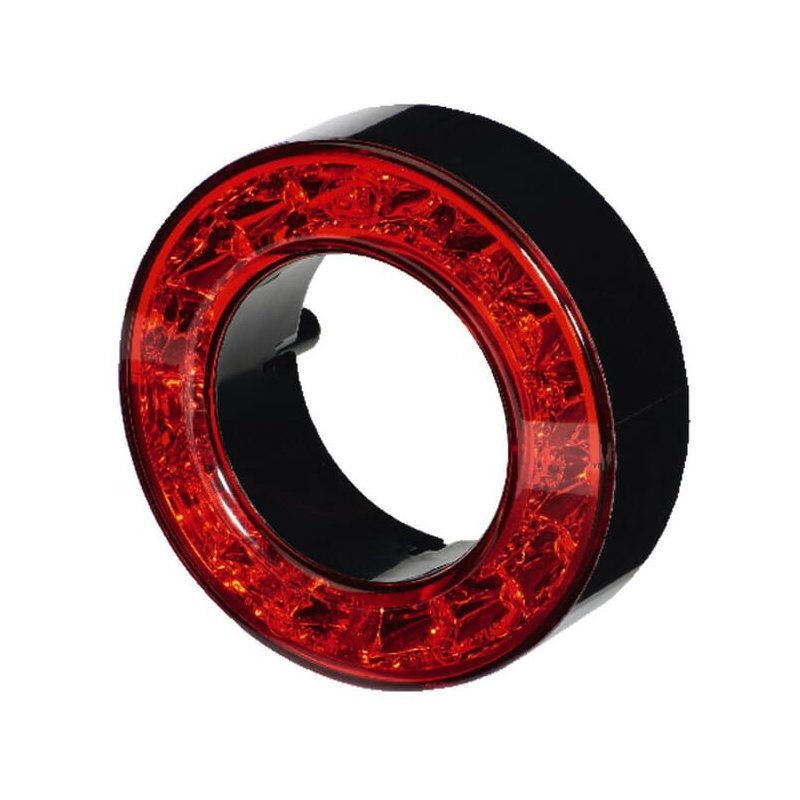 Lumină de frână 2SB009362041 Inel LED Roșu 12V 2.3W Hella
