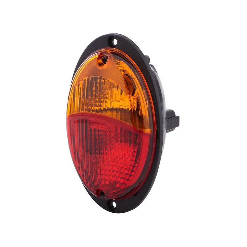 Lumină spate 2SD343130377 Ovală 12-24V Roșu-Chihlimbar Montare cu șurub Deutsch Hella