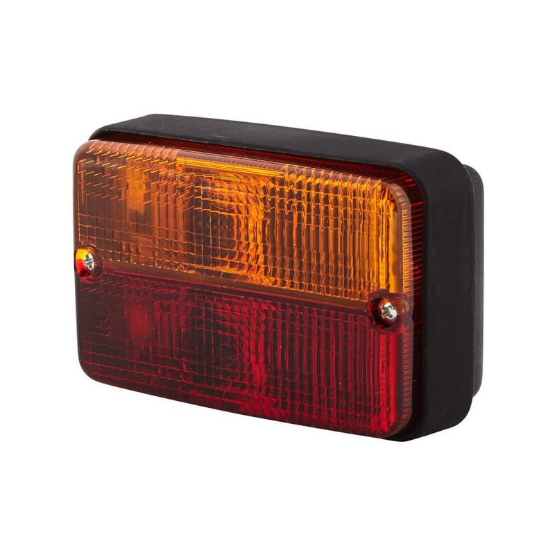Lumină spate 2SD997131051 Dreptunghiulară Halogen 12V Roșu Portocaliu 120x55x80mm Hella