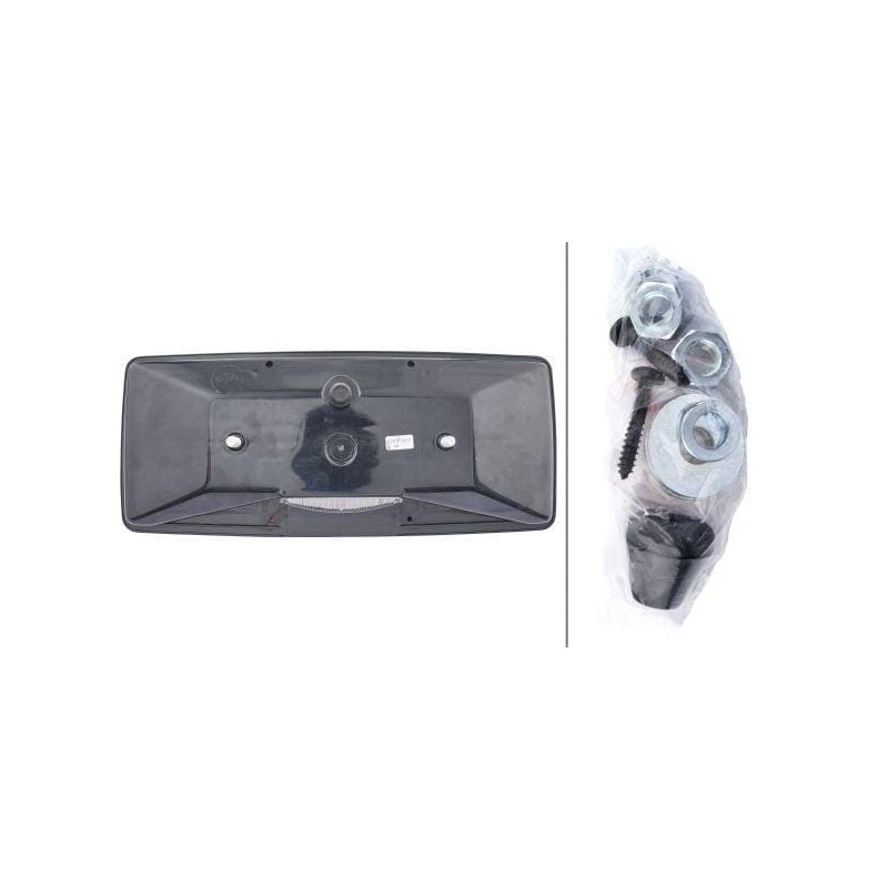 Lumină spate Hella 2SE003167031 Dreptunghiulară 12-24V Stânga