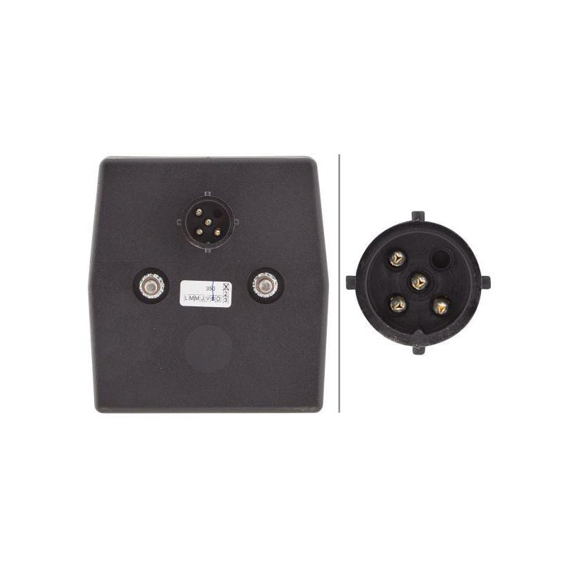 Lumină posterioară 2SE998530077 Pătrată 12V 5 pini 98x51x103mm Hella