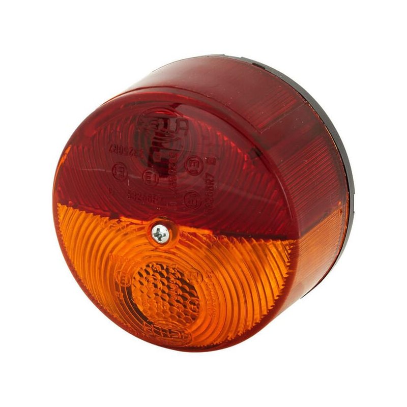 Lumină Spate Rotundă 2SW003185041 24V Roșu Portocaliu Ø82mm Hella