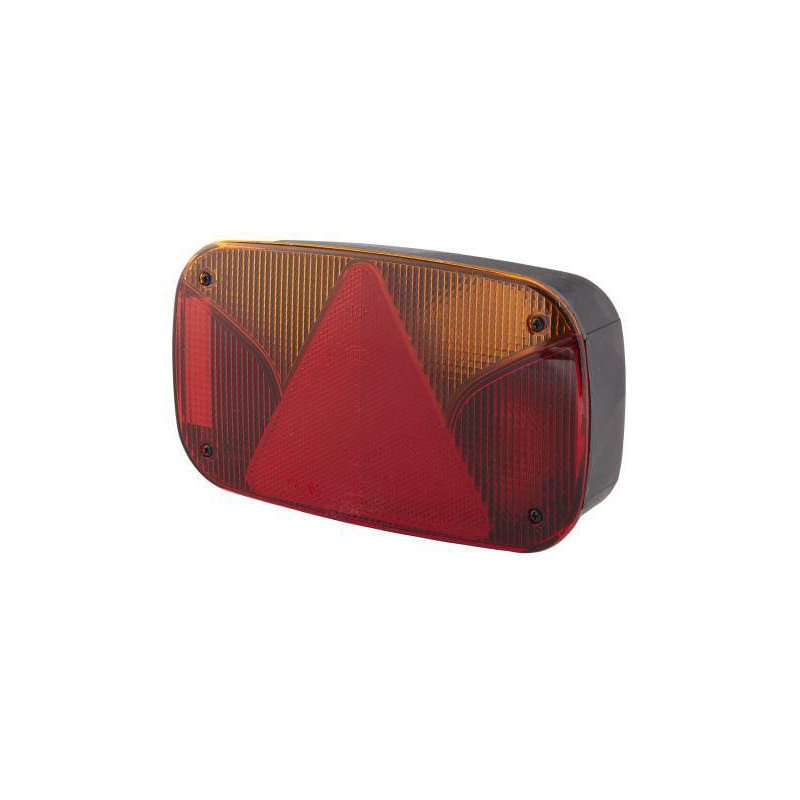 Lumină spate 2VB998232221 Dreptunghiulară 12V Roșu Portocaliu Alb 247x138mm Hella