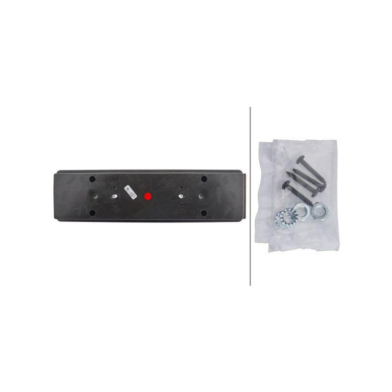 Lumină Spate Dreapta 2VP008204101 Dreptunghiulară 12-24V Halogen 465x54x134mm Hella