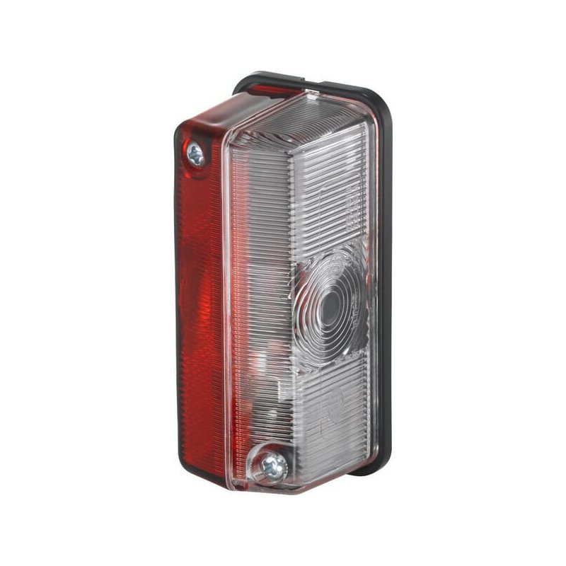 Lampă de gabarit 2XS005020001 Dreptunghiulară Roșu Alb 12V 24V Hella