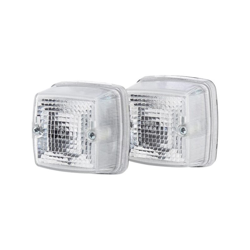 Lumină de mers înapoi 2ZR003014091 Pătrată 12-24V Albă Prindere cu șuruburi 84x84x51mm Hella