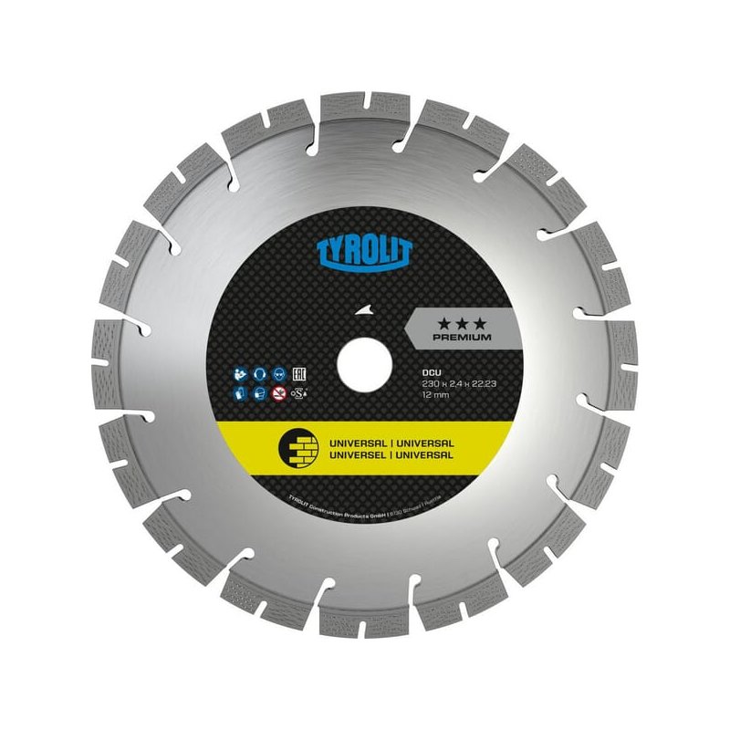 Tyrolit Disc de tăiere 34428610 DCU Premium 300x20mm