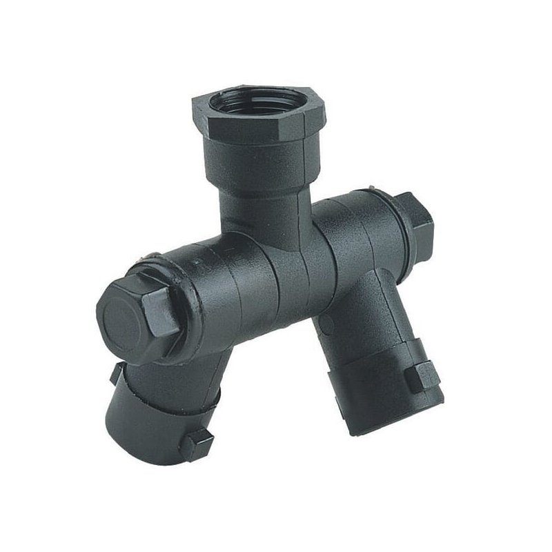 Suport duză pivotant dublu 404182 3/8" mamă Arag