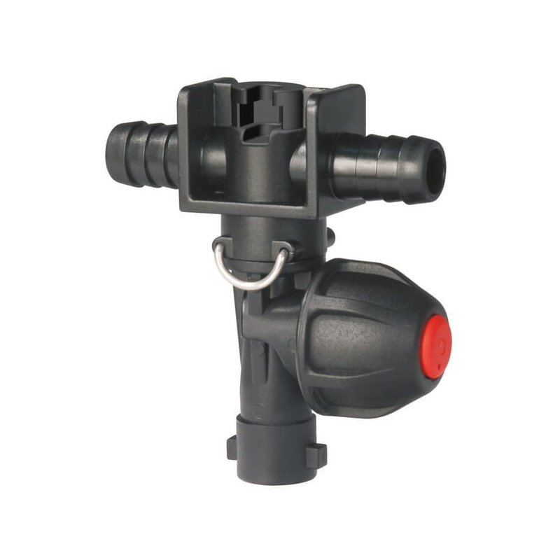 Suport duză 413624ARAG cu două capete furtun 15mm Arag