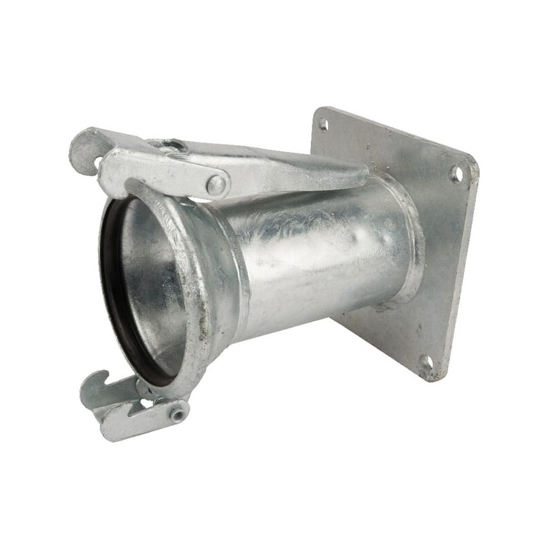 Cuplă 4222300Z tip italian D cu flanșă pătrată și 4 șuruburi mamă 4" Kramp