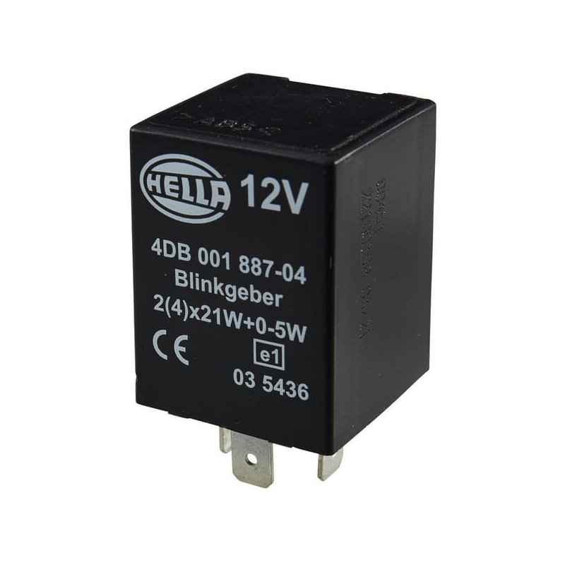 Releu de semnalizare 4DB001887041 12 V 4 contacte Hella