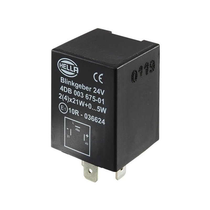 Regulator interval de semnalizare 4DB003675011 3 pini 24V Hella