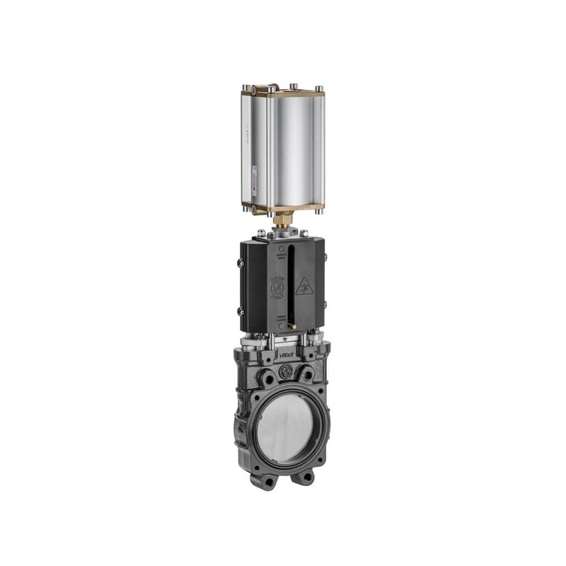 Robinet cu sertar plan 8 inch acționare pneumatică 8100575 MZ