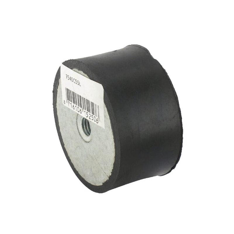 Kramp Amortizor de vibrații 7540C55L Tip C M12 75mm 55 Sh