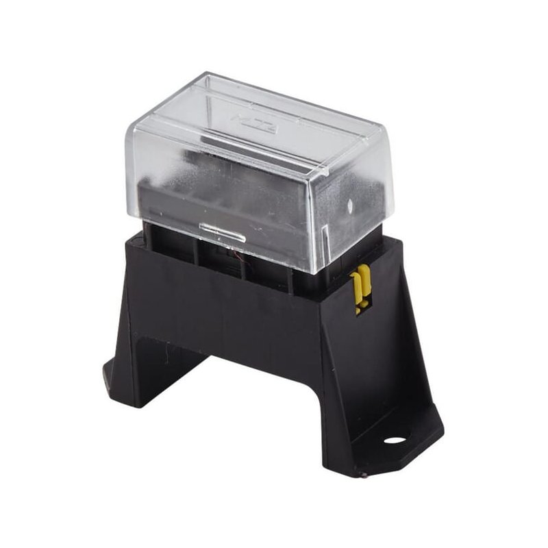 Hella Cutie cu siguranțe 8JD005993072 4 siguranțe 4 mufe 80 A Negru Transparent