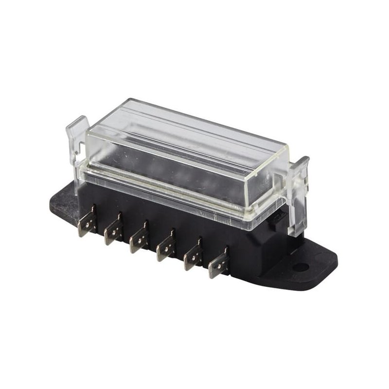 Hella Cutie cu siguranțe 8JD005993102 6 siguranțe Negru Transparent