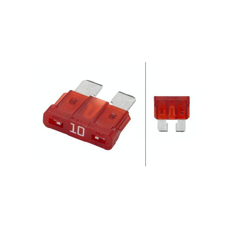 Hella Set siguranțe auto 8JS711686002 standard 32V 10A lungime 18