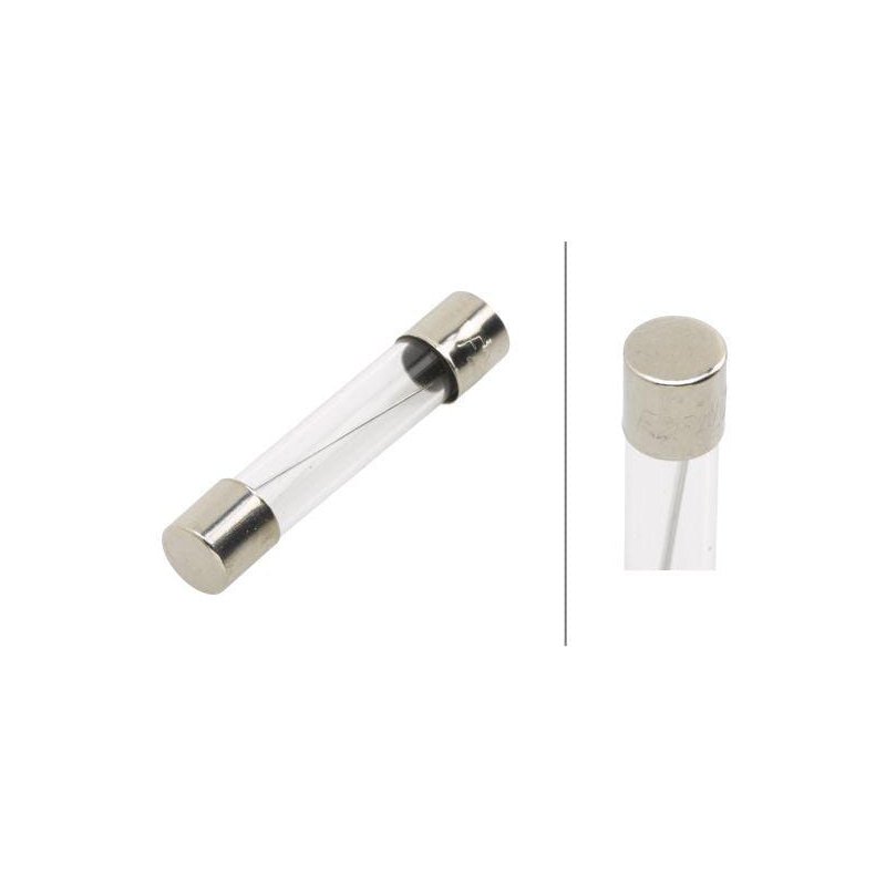 Hella Set siguranțe sticlă 8JS713808003 25A lungime 32mm transparent