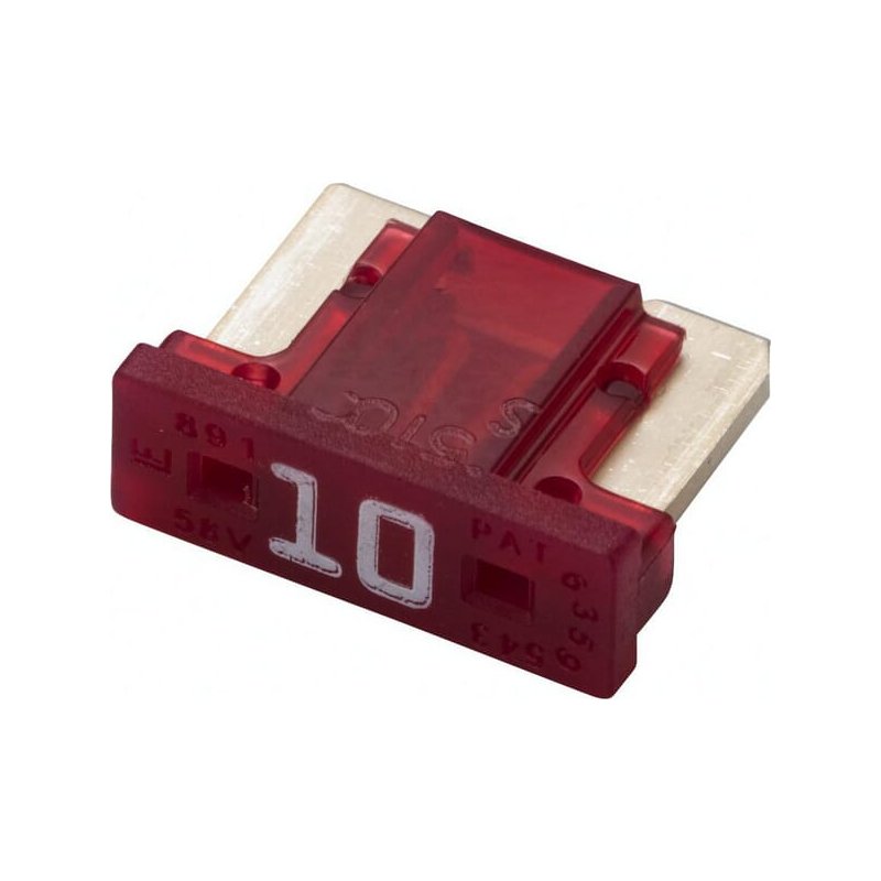 Hella Set siguranțe auto mini 8JS728596312 cu profil redus 10A lungime 8