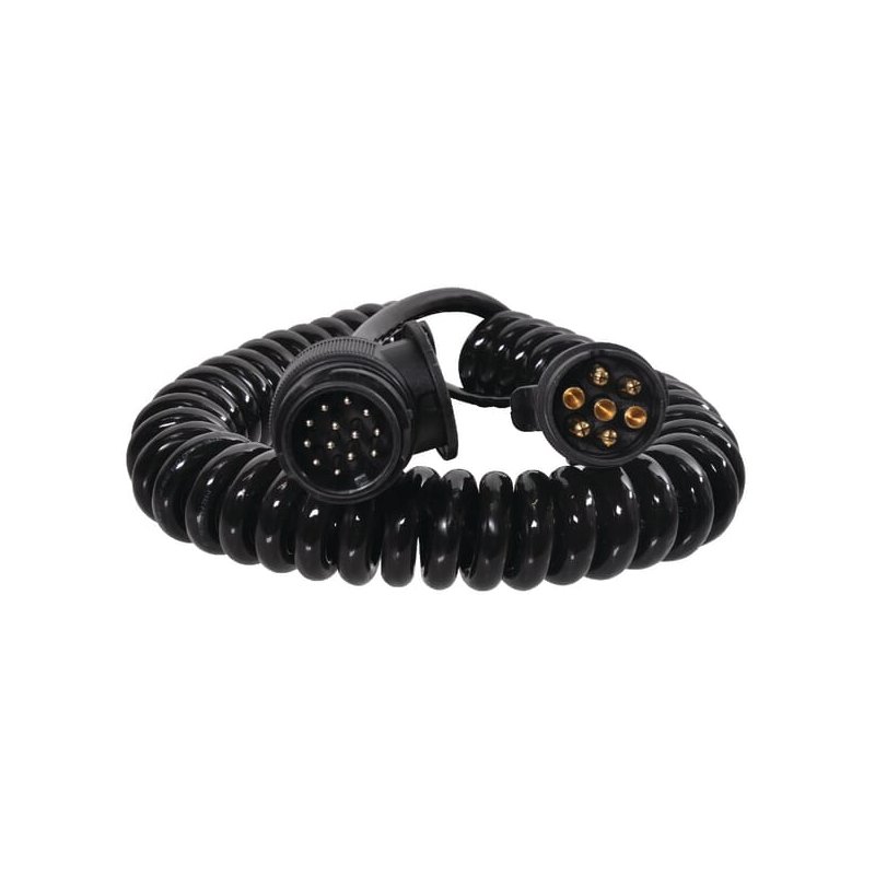 Cablu spiralat LA404115 7/13 pini 3.5m Kramp