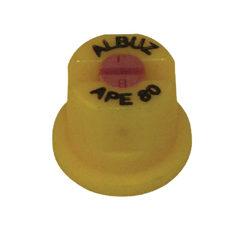 Duză ventilator plat APE80YELLOW APE 80° ceramică galbenă Albuz