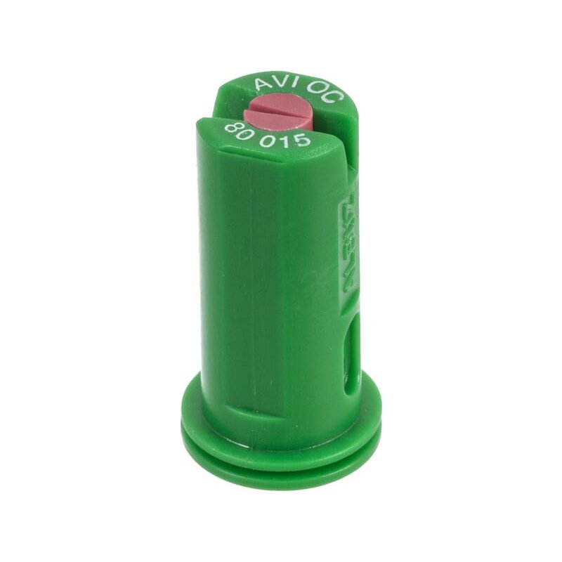Duză pentru injecție de aer AVIOC80015 AVI OC descentrată 80° 015 verde ceramic Albuz