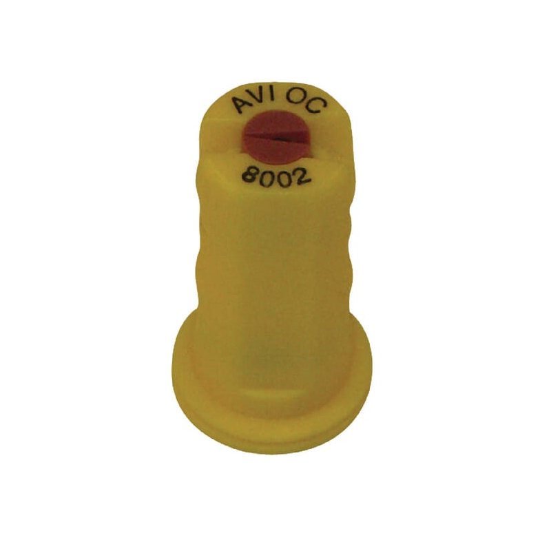 Duză pentru injecție de aer AVIOC8002 AVI OC 80° descentrată 02 galben Albuz
