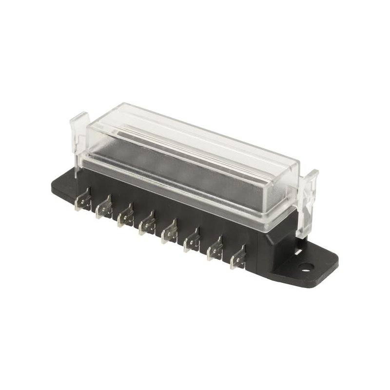 Kramp Casetă de siguranțe FB10006KR terminal cu lame 8 pini 15A