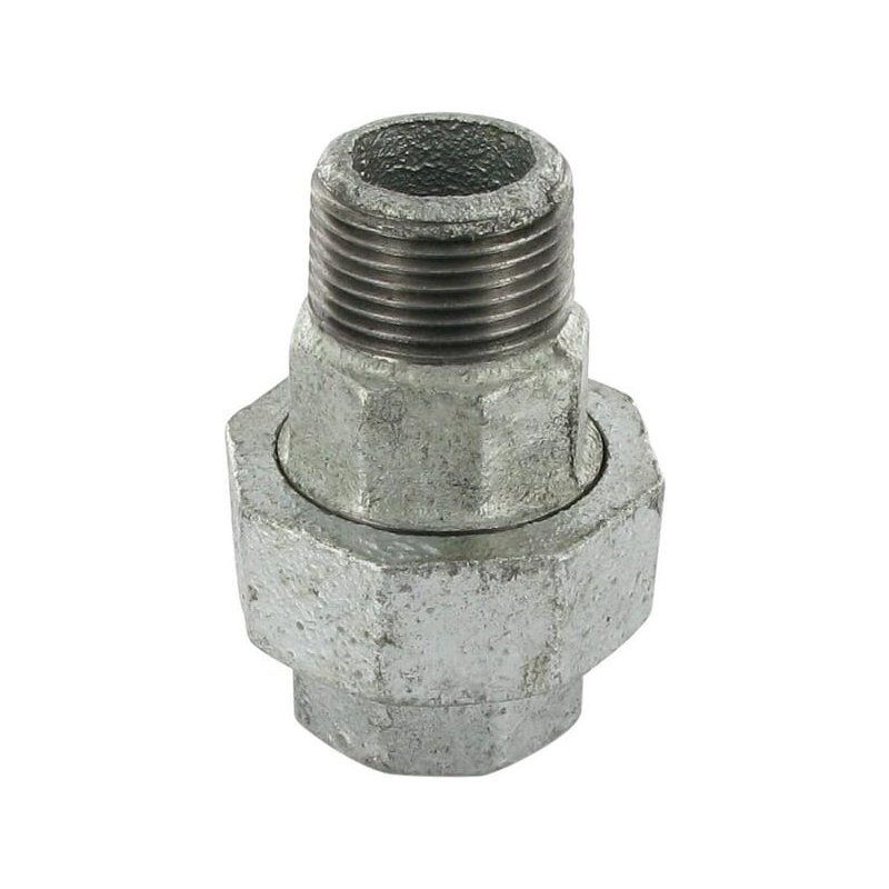 Kramp Racord zincat FG3411 Filet interior/filet exterior 1 inch