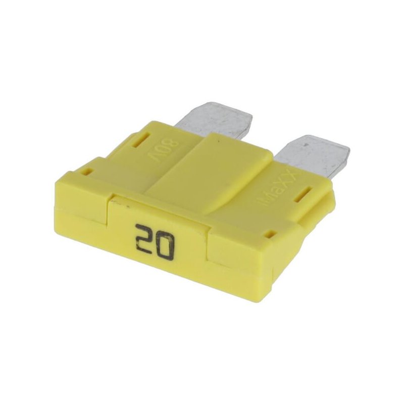 Kramp Siguranță lamă standard FS1820KR 80V 20A Galben Pachet 10 buc