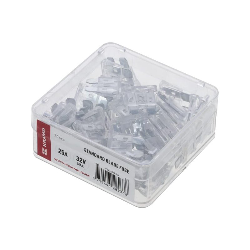 Kramp Siguranță lamă FS20025A 25A 32V Alb