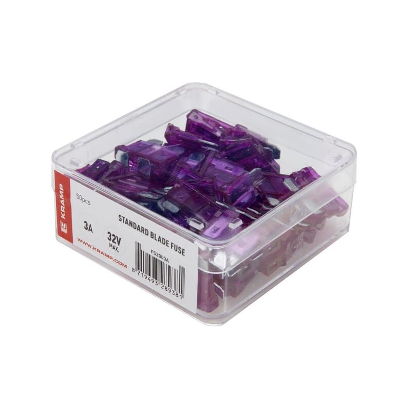 Kramp Siguranță cu lamă standard FS2003A 3A 32V Violet