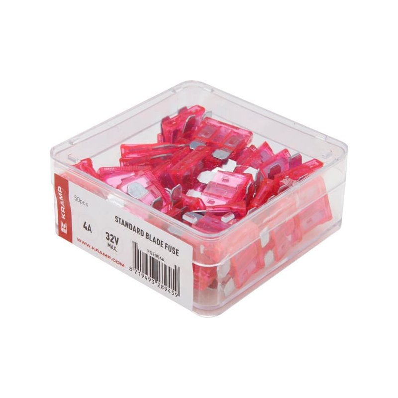 Kramp Siguranță lamă FS2004A 4A 32V Roz