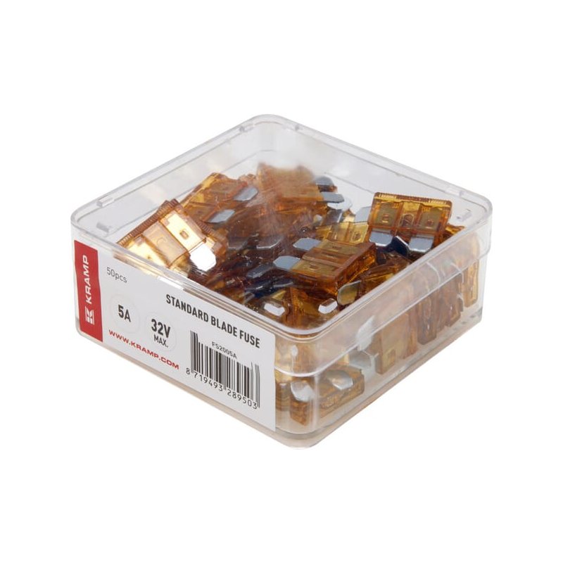 Kramp Siguranță Lamă Standard FS2005A 5A 32V Maro