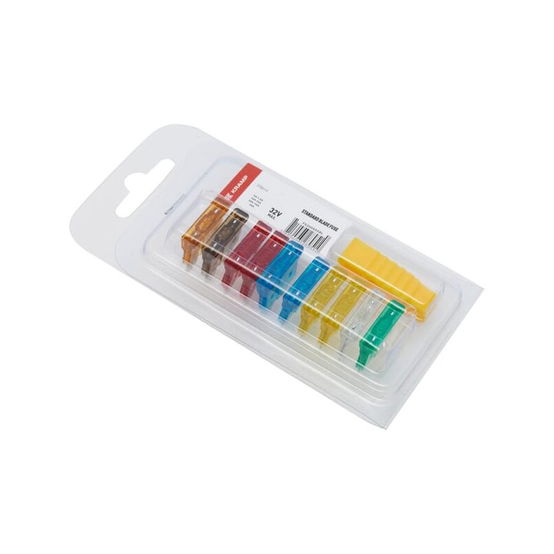 Kramp Asortiment Siguranțe Lamă Standard FS200ASSBL 10 buc