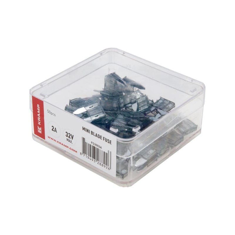 Kramp Siguranță Lamă Mini FS3002A 2A 32V Gri