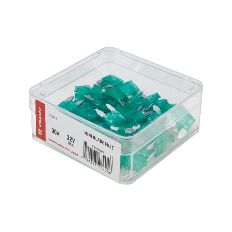 Kramp Siguranță lamă mini FS30030A 30A 32V Verde