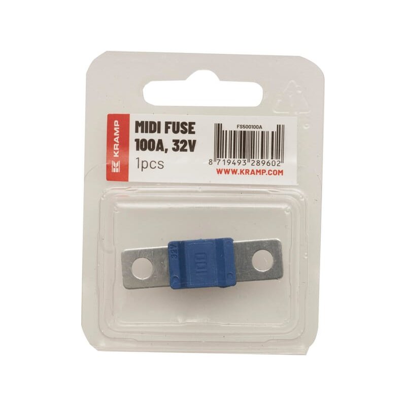 Kramp Siguranță Midi FS500100A 100A 32V 41mm