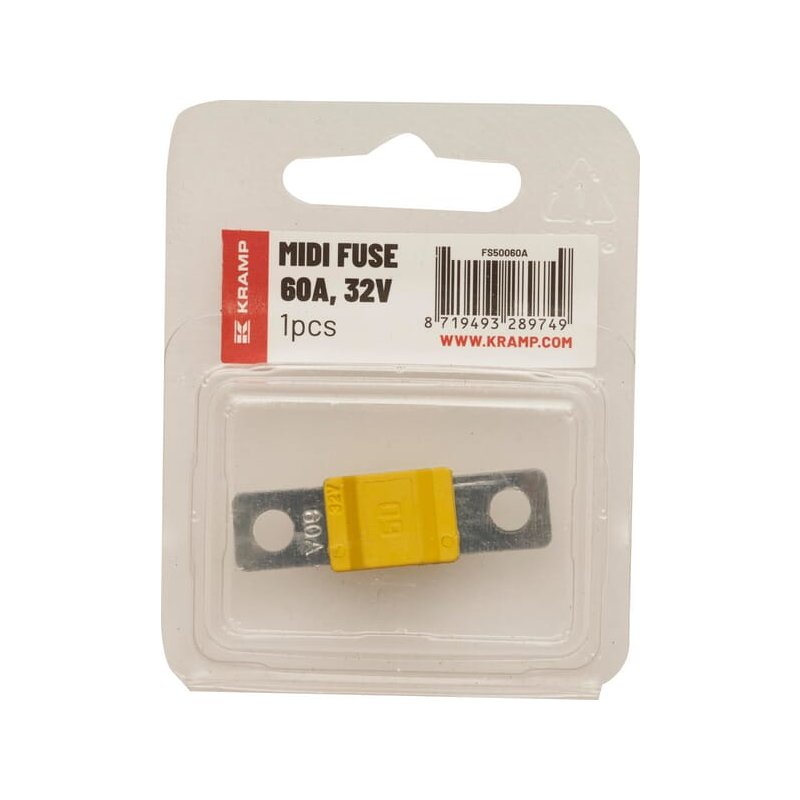 Kramp Siguranță Midi FS50060A 60A 32V 41x12x6mm