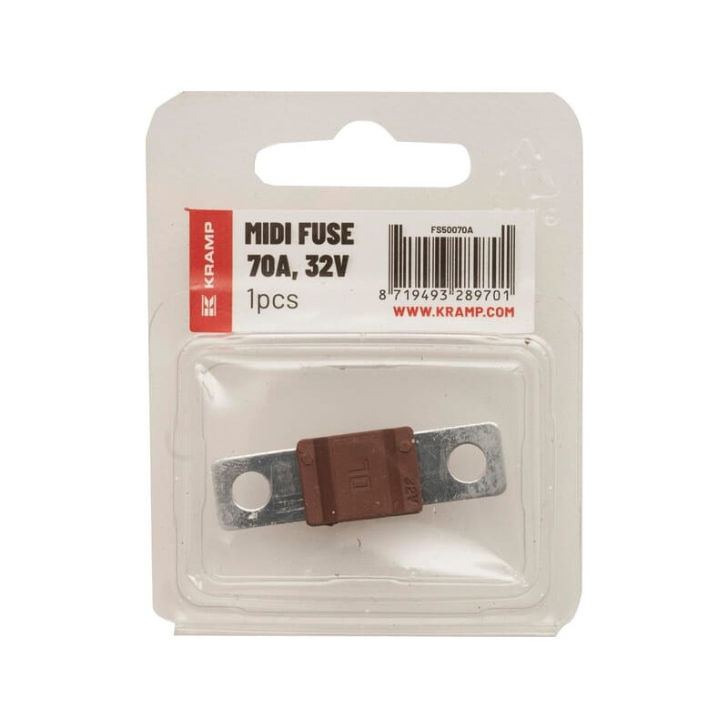 Kramp Siguranță Midi FS50070A 70A 32V 41mm