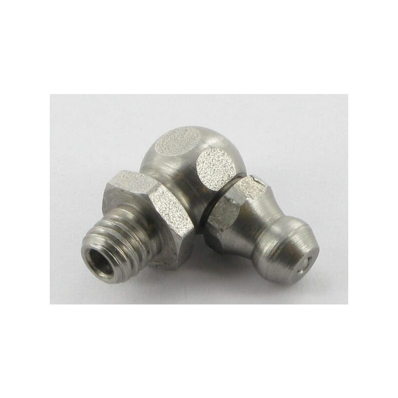 Niplu ungere GN6190RVS pătrat 90° M6 Kramp