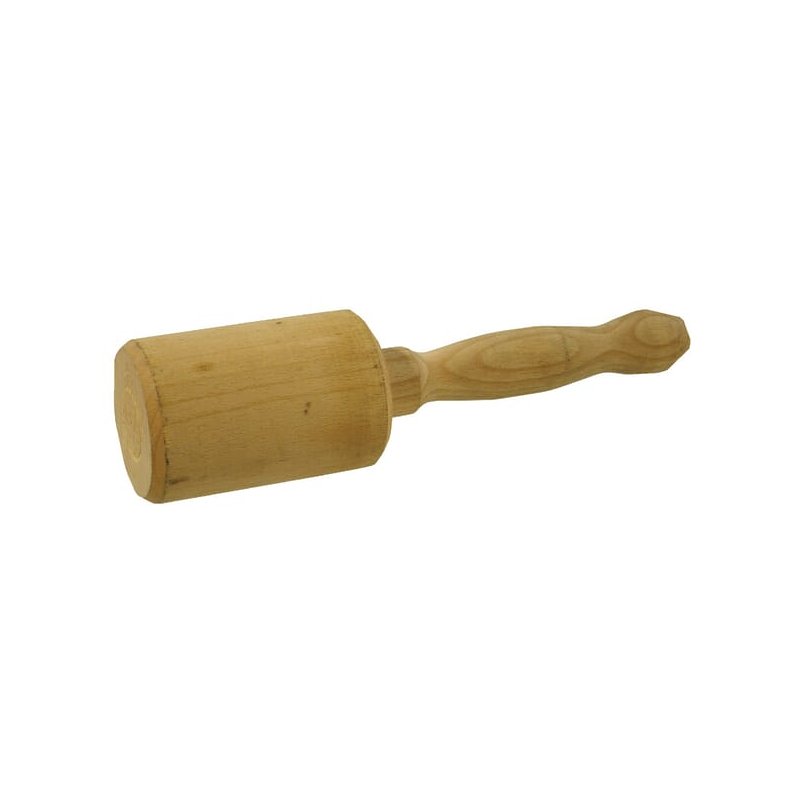 Kerbl Ciocan de lemn HUW31307 Rotund 90x135mm Cap lemn