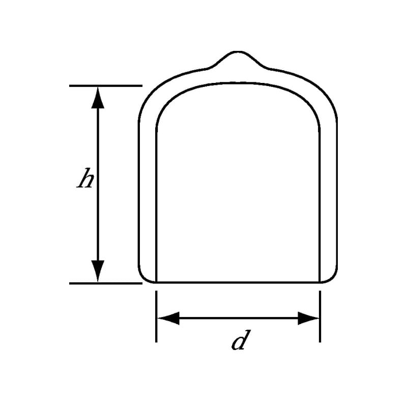Kramp Capac protecție praf H9K15919 M16-3/8 din plastic 1